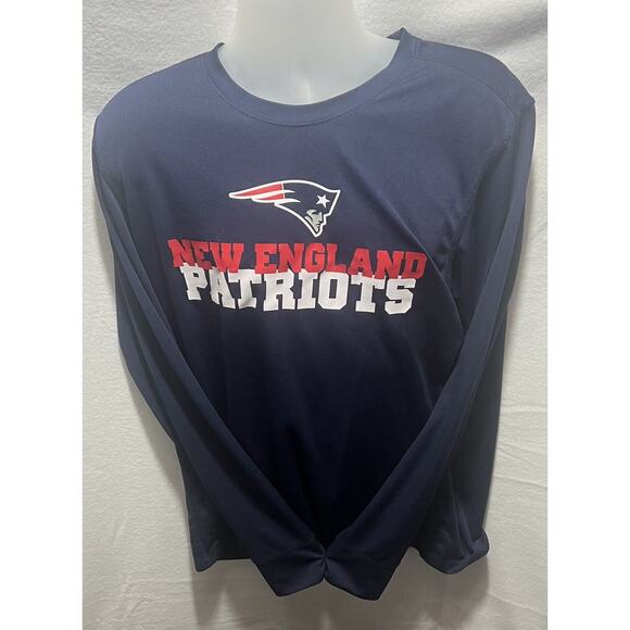 New‎ England Patriots Polyester Long Sleeve Shirt Size XL - Picture 1 of 7